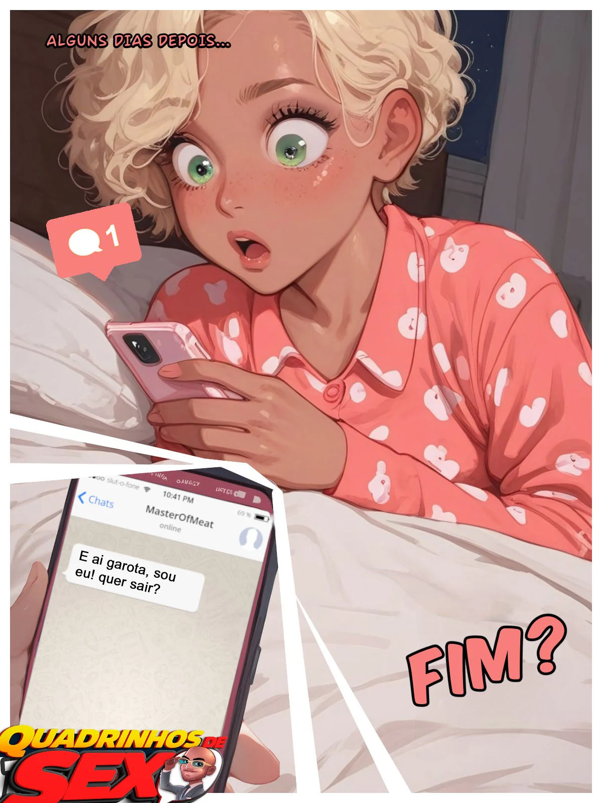 Corrida Matinal Vira Sexo Sob Ameaça - HQ de Sexo Explícito