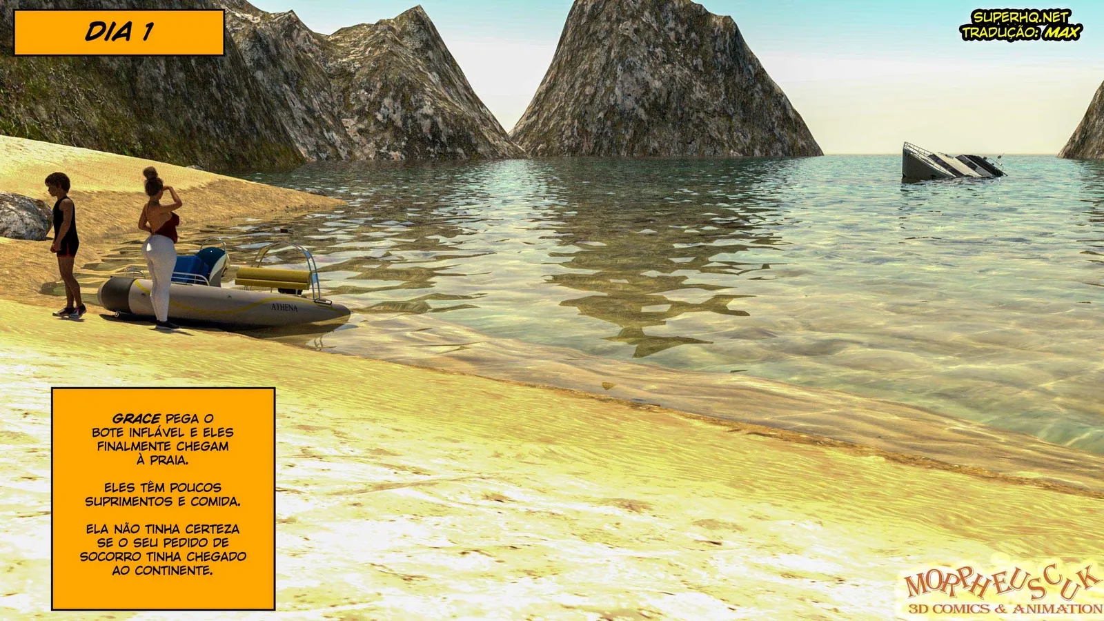 Aventura Erótica na Ilha Perdida: Fuga Proibida