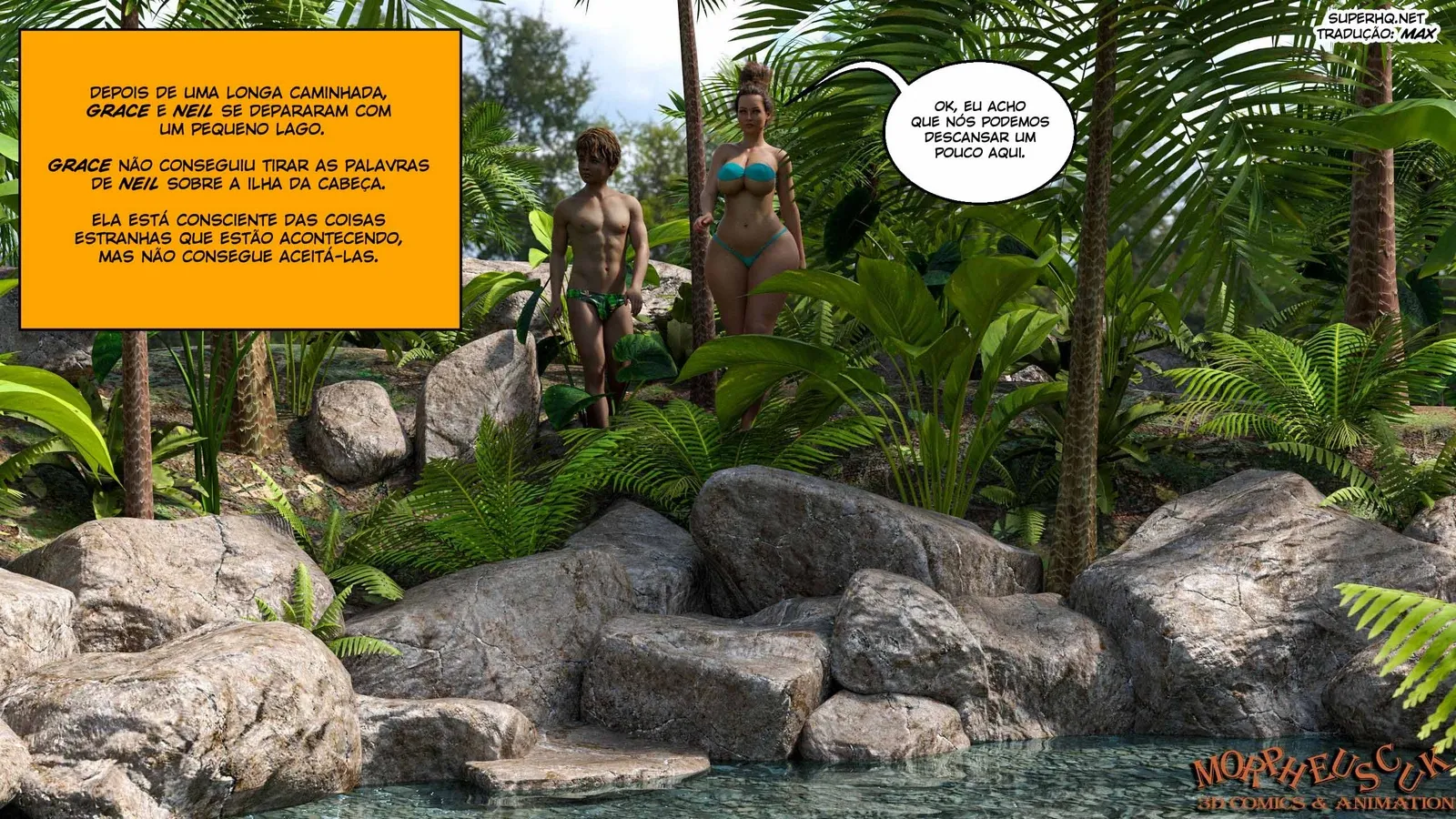 Descubra as Fantasias Explícitas em 3D de Morpheuscuk: Ilha Perdida Gangbang