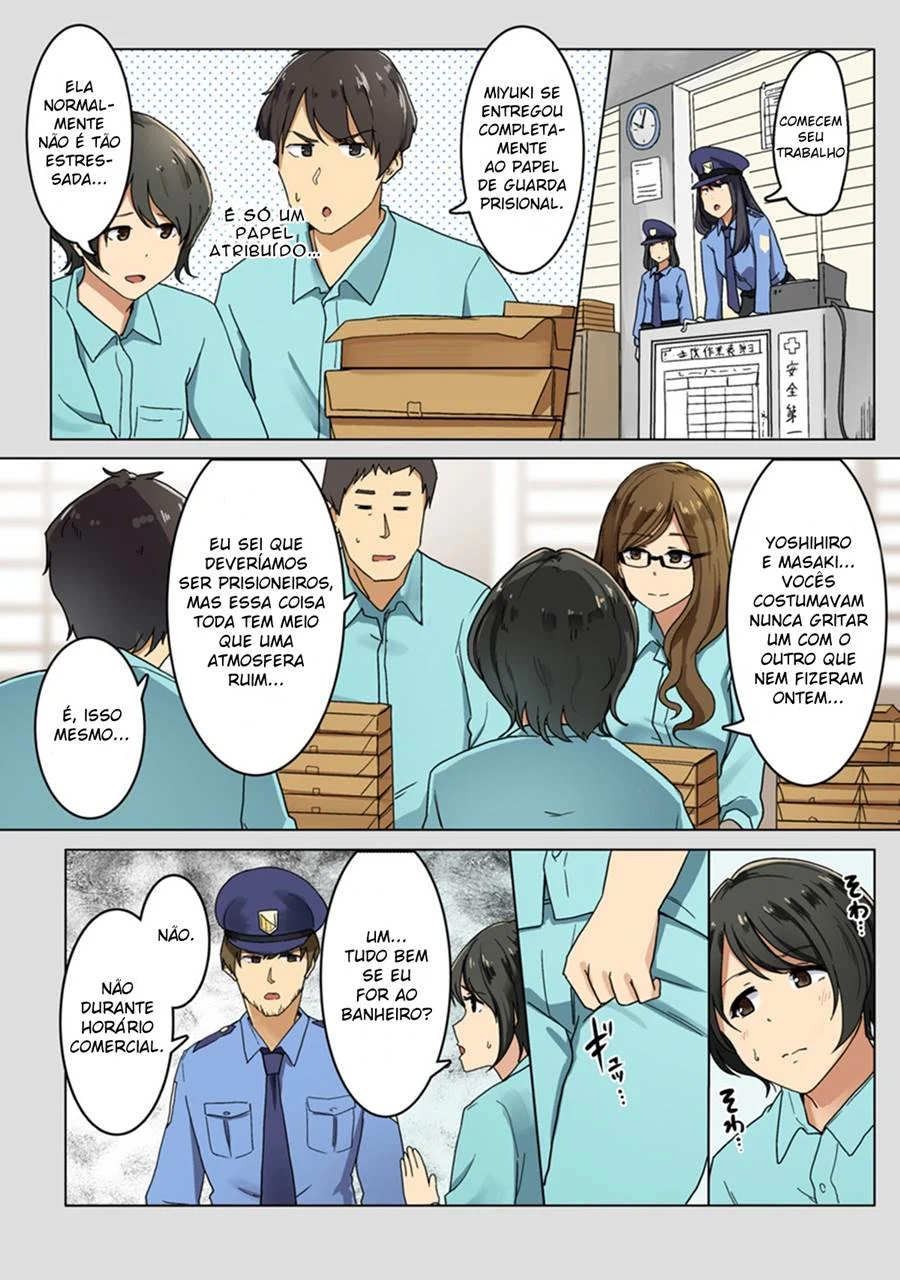 Quadrinhos Explícitos: Aula de Sexo na Prisão 2 - Sessões Eróticas Proibidas