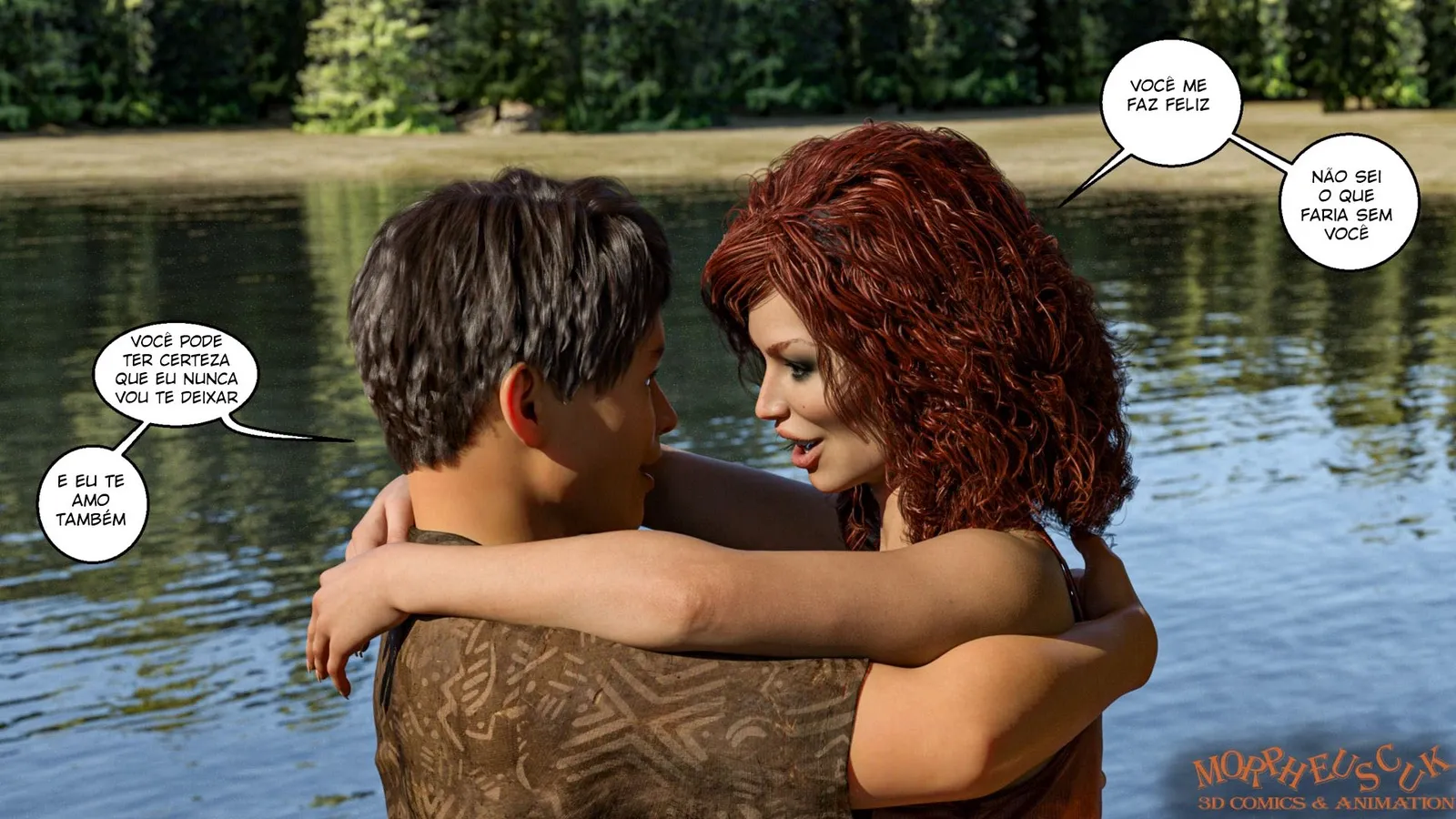 Exploração Íntima com a Vizinha: Quadrinhos 3D de Fetiche Explícito