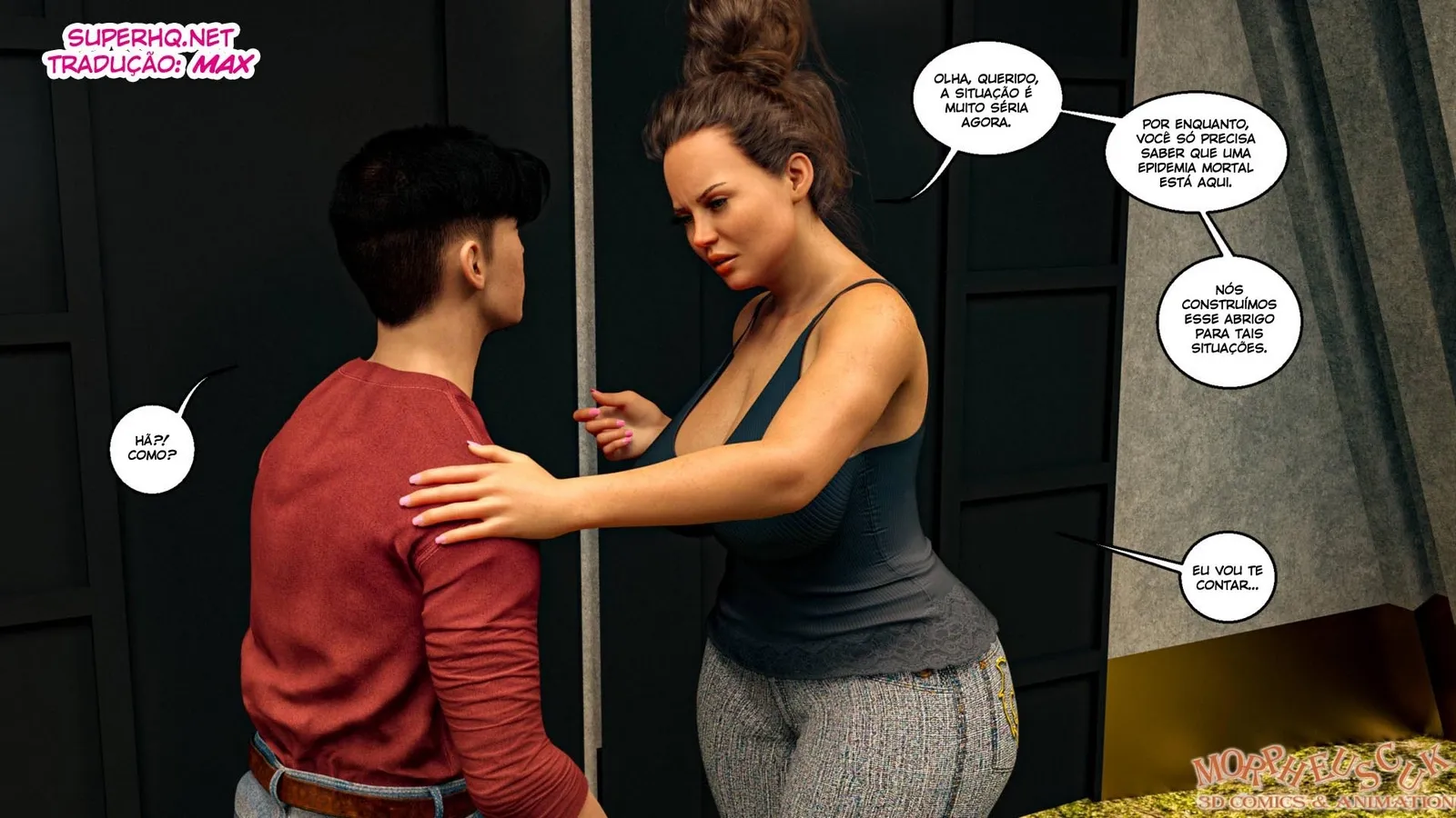 Safadeza Alienígena 3D: HQ Explícita com Morpheuscuk e Shelter!