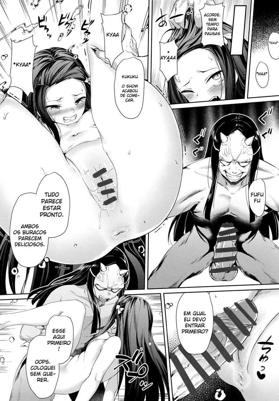 Nezuko Submissa: Abuso Obscuro no Mundo de Kimetsu no Yaiba