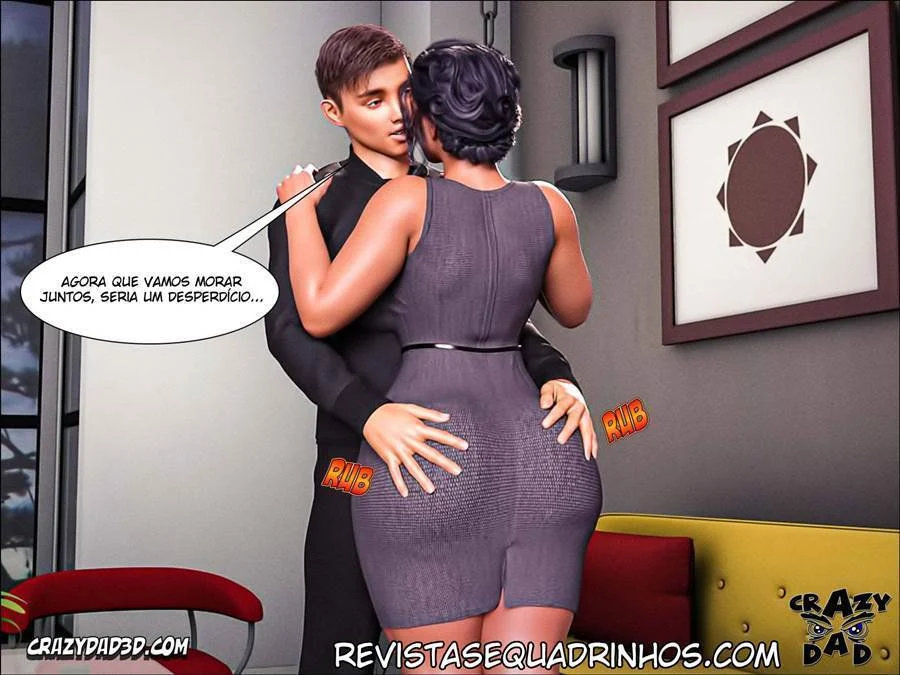 Mãe Safada Proibida: Transando em 3D nos Quadrinhos Eróticos