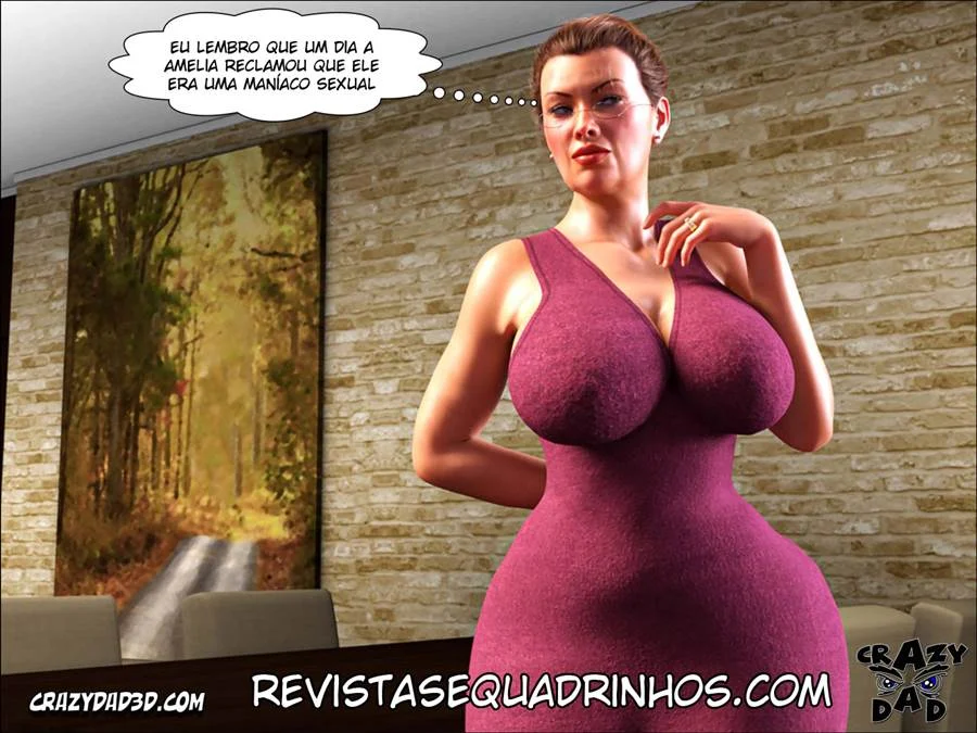 Mamãe Proibida: Tesão Explícito em HQ 3D que Vai te Deixar de Pau Duro