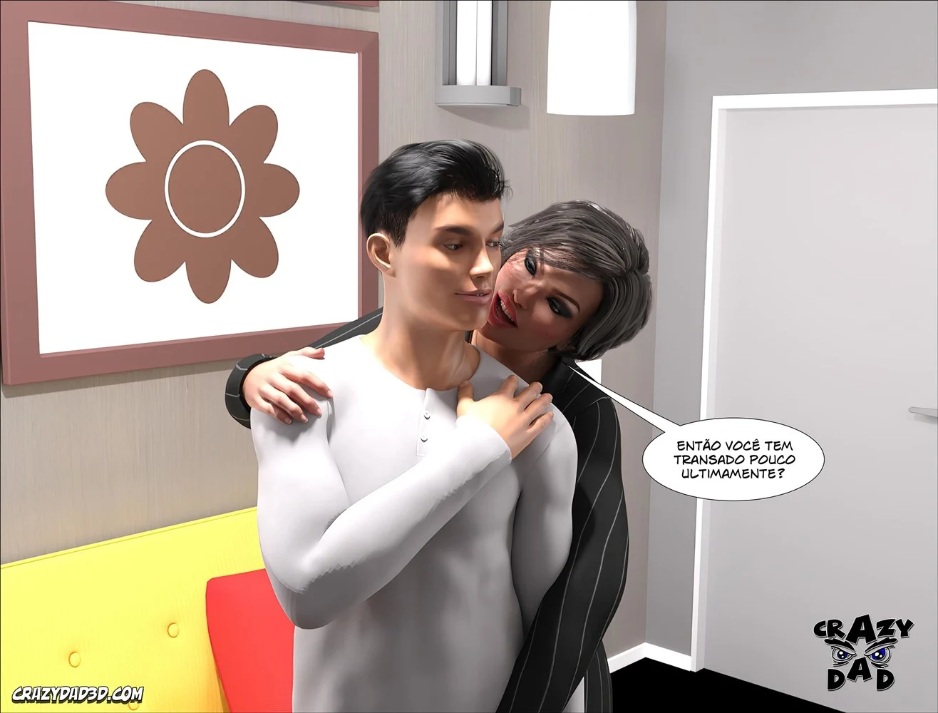 Amante Proibida: Desejo Carnal Entre Mãe e Filho em HQ 3D