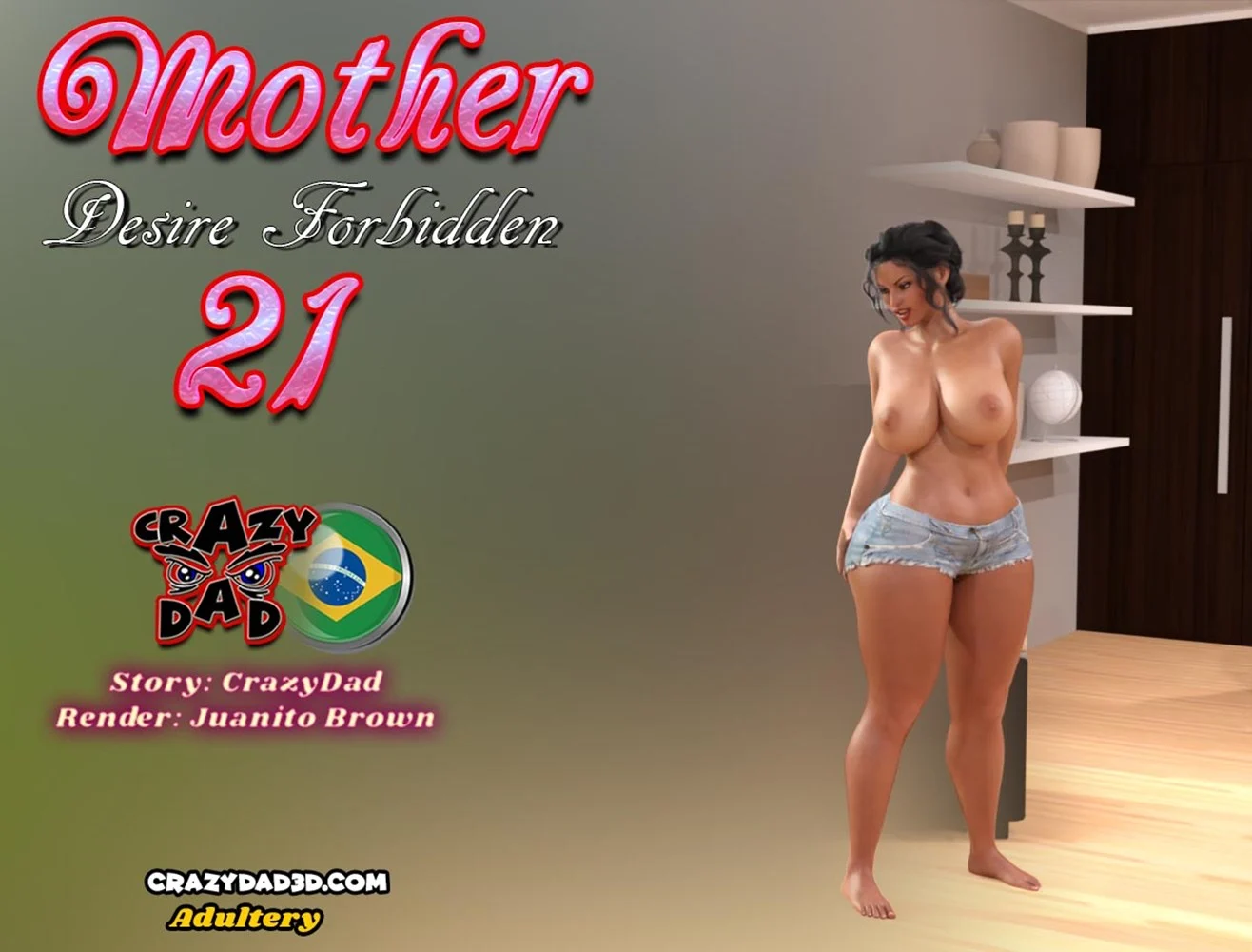 Mãe Proibida: Proibição Que Excitante em HQ 3D Explícita