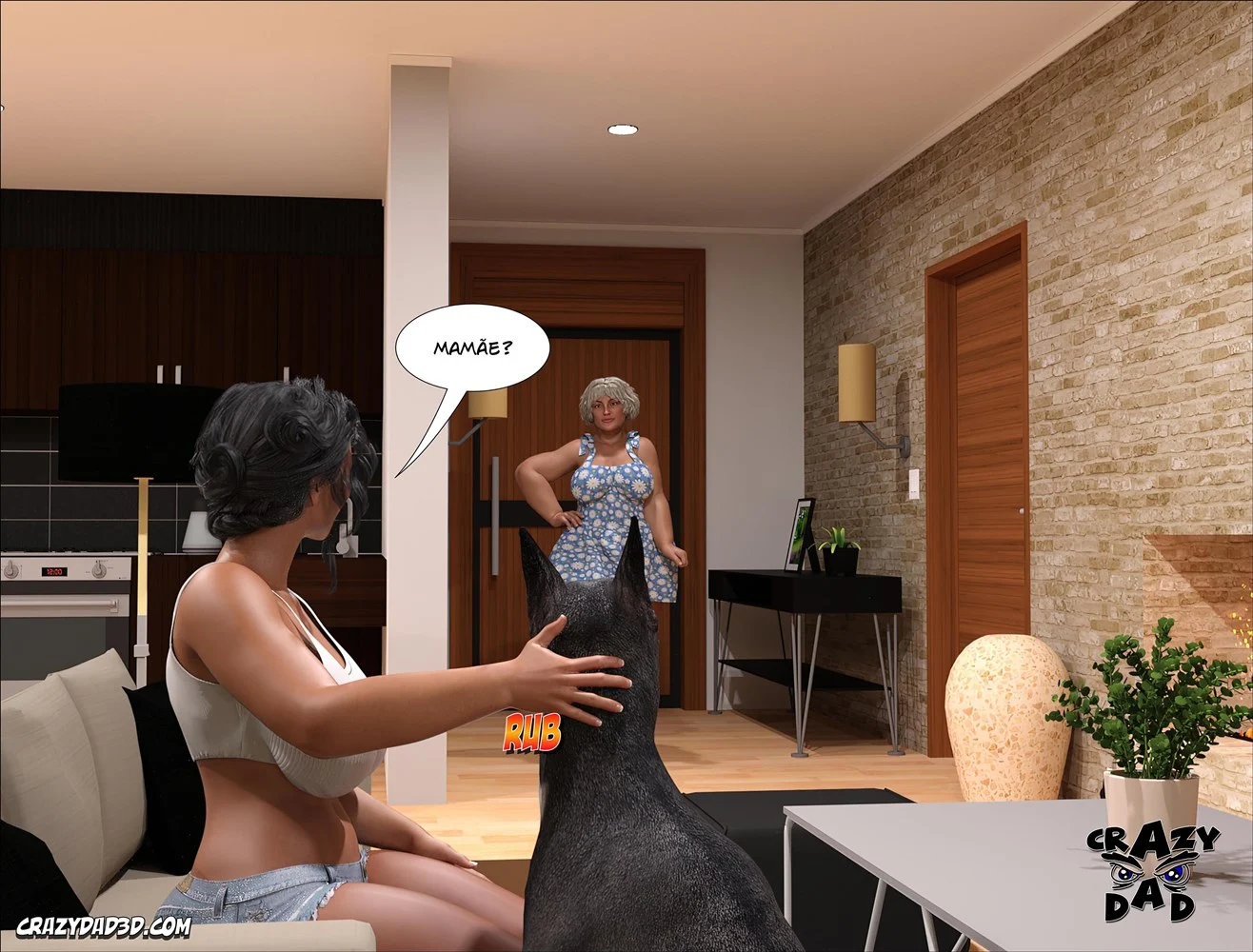 Mãe Proibida: Proibição Que Excitante em HQ 3D Explícita