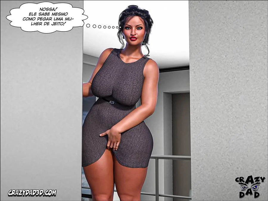 Tesão Proibido: A Mãe que Seduz no Escuro em 3D Explícito