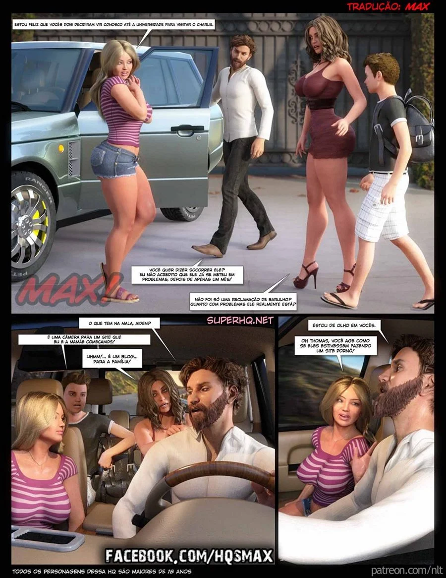 Escaldante: Gangbang Proibido com a Mãe Safada em 3D