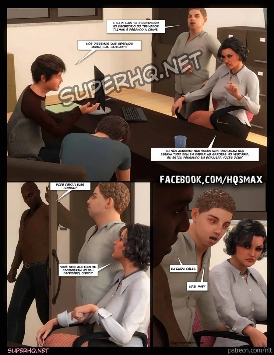 Escaldante: Gangbang Proibido com a Mãe Safada em 3D