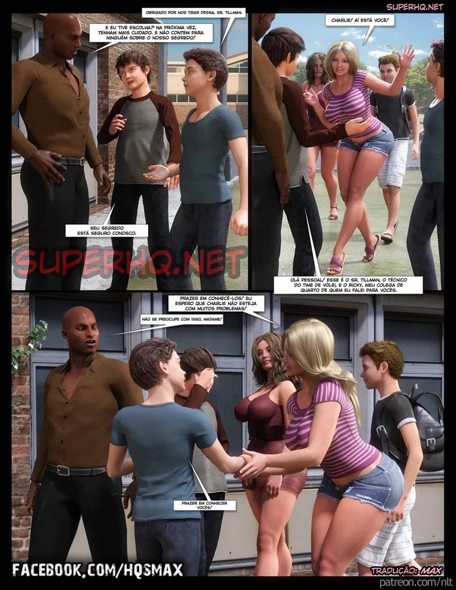 Escaldante: Gangbang Proibido com a Mãe Safada em 3D