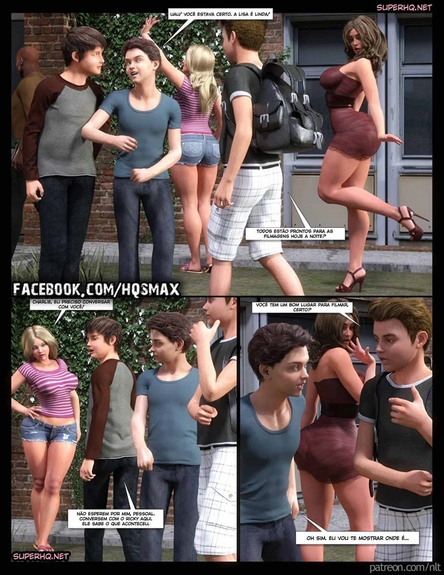 Escaldante: Gangbang Proibido com a Mãe Safada em 3D