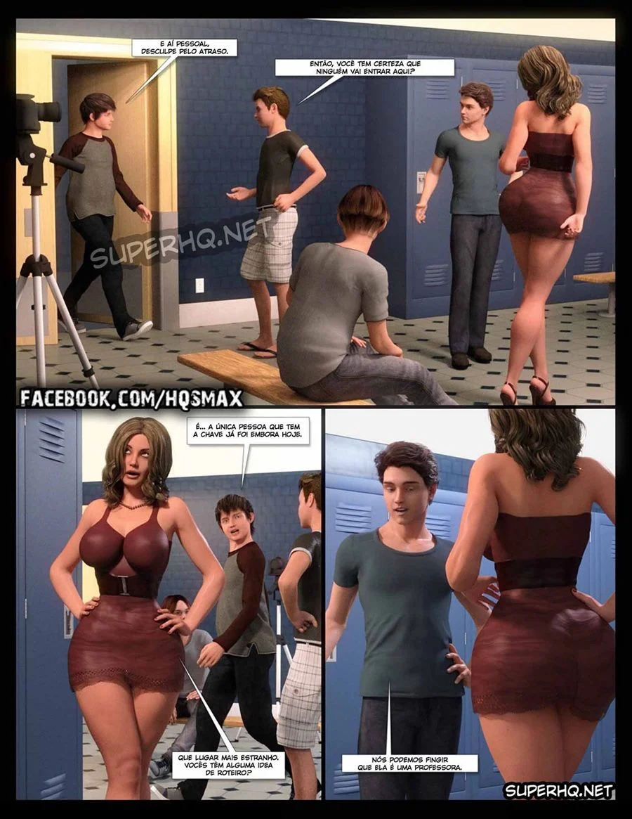 Escaldante: Gangbang Proibido com a Mãe Safada em 3D