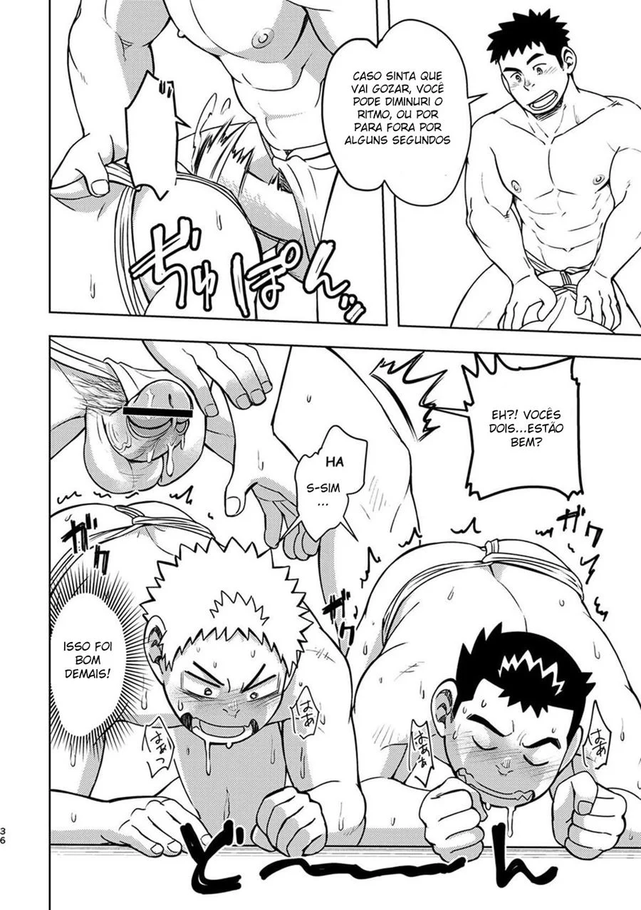 Cenas Proibidas de Perversão Escolar - Yaoi Explícito em HQ