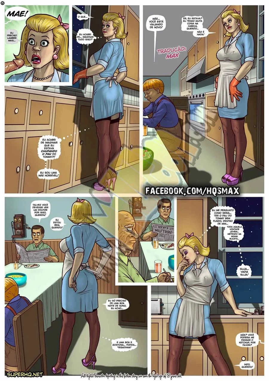 A Gigante Jornada de Mr. Dickles em Cenas Explícitas de Pornô em HQ