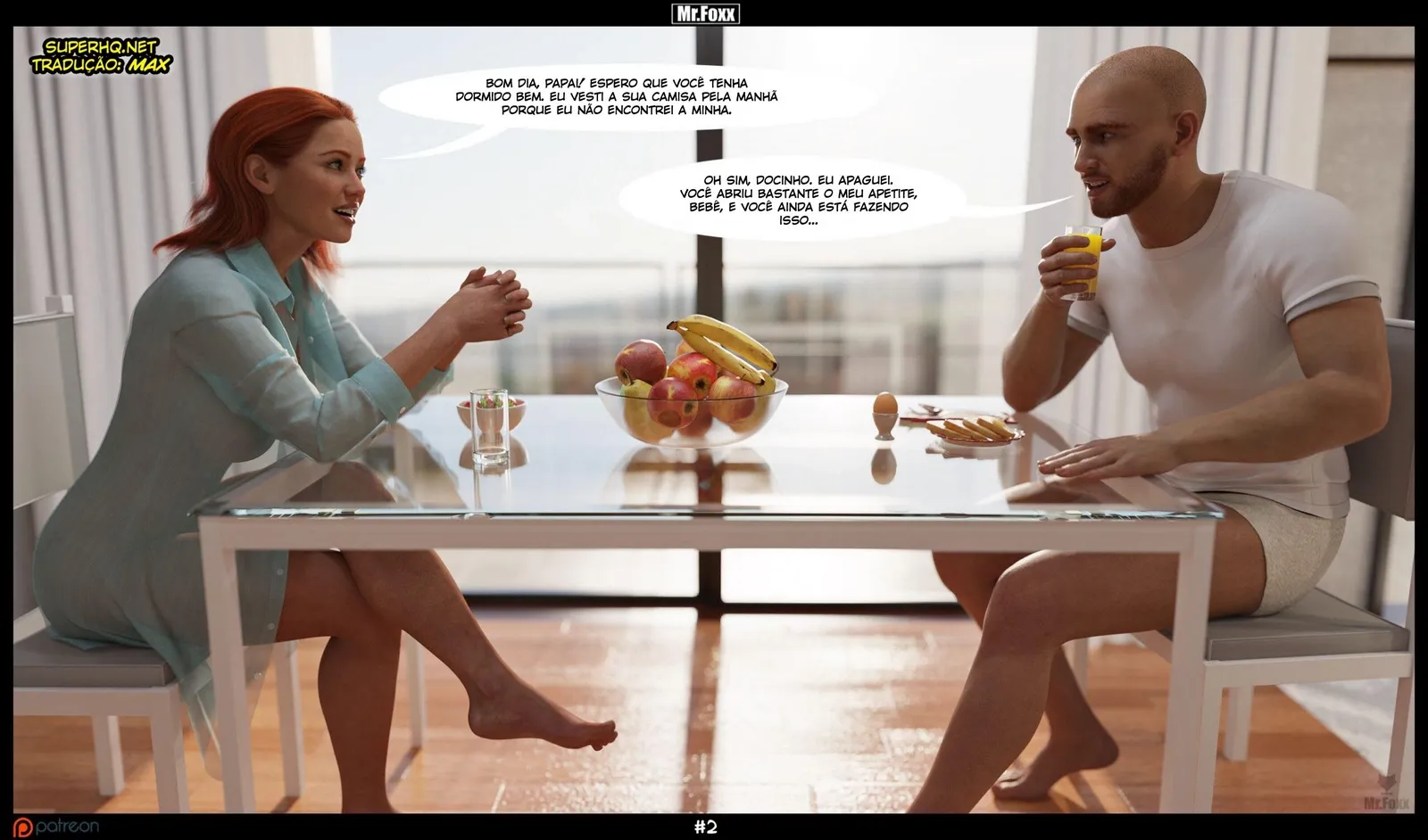 Mr. Foxx: Sexo Matinal Explícito em 3D nos Quadrinhos Eróticos Mr. Foxx: Sexo Matinal Explícito em 3D nos Quadrinhos Eróticos