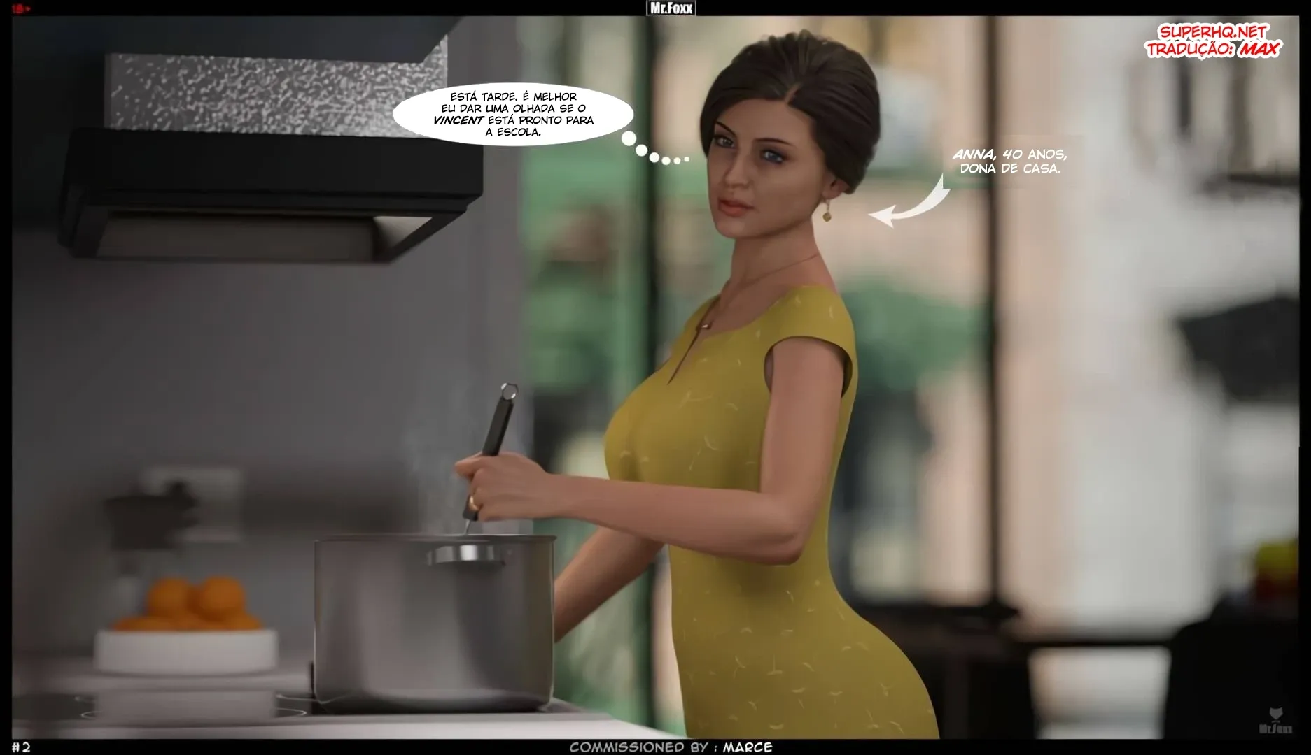 Explorando os Prazeres Proibidos de Mr. Foxx: Uma HQ Erótica em 3D