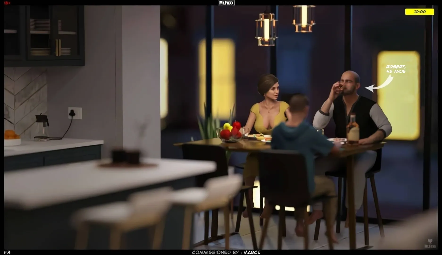 Explorando os Prazeres Proibidos de Mr. Foxx: Uma HQ Erótica em 3D