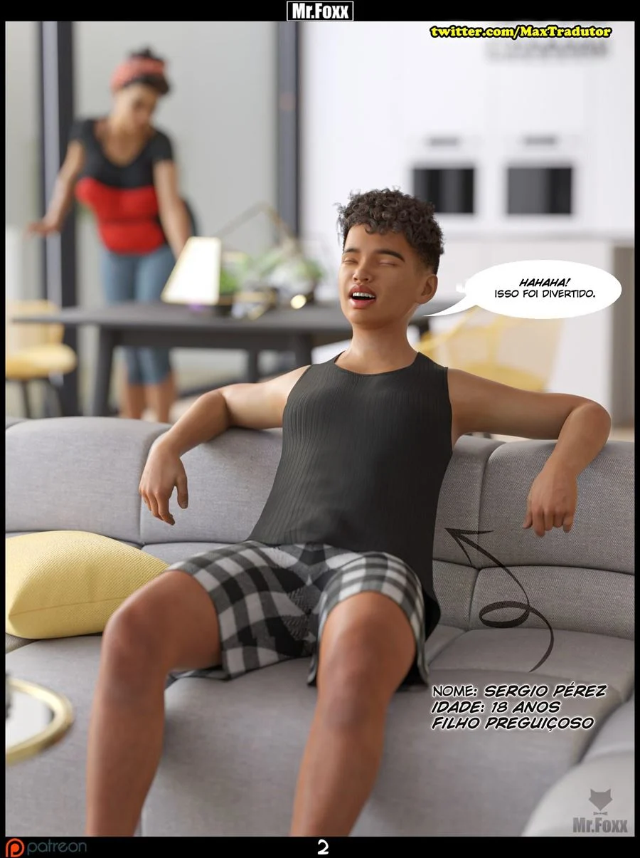 Aventuras Eróticas com Sr. Foxx: Faxina Quente em HQ 3D Explícita