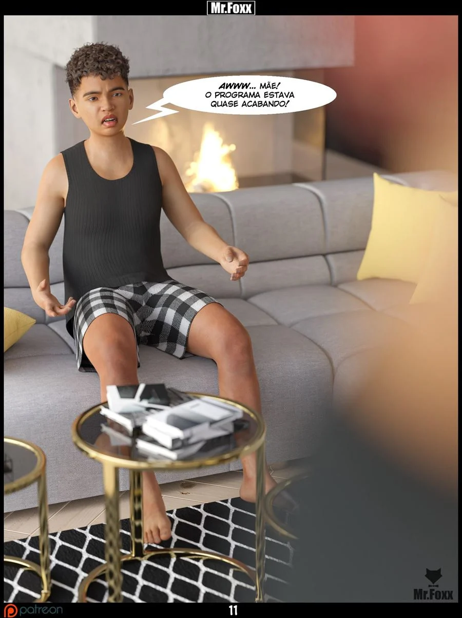 Aventuras Eróticas com Sr. Foxx: Faxina Quente em HQ 3D Explícita