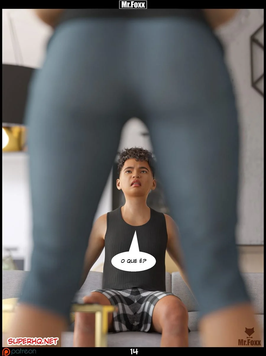 Aventuras Eróticas com Sr. Foxx: Faxina Quente em HQ 3D Explícita