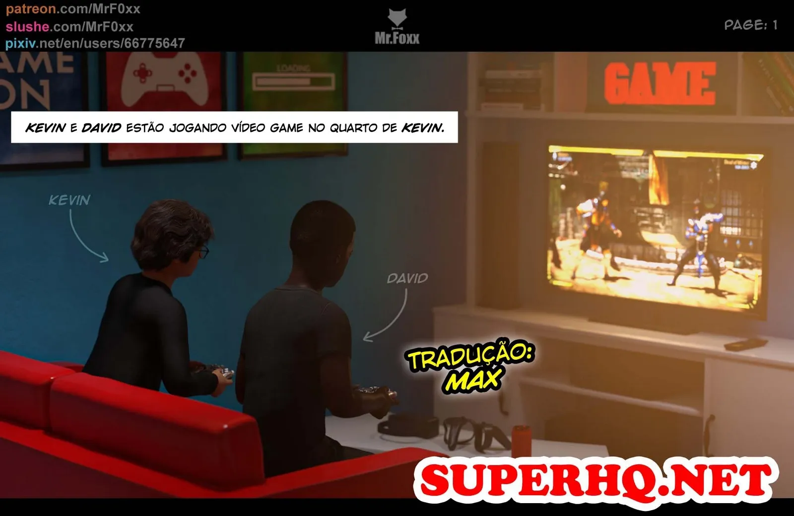 Quadrinhos Eróticos 3D: Mr Foxx te Dominará Até o Último Orgasmo