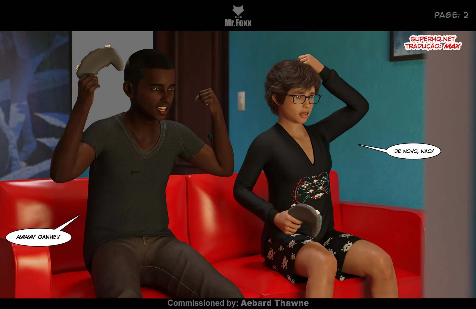 Quadrinhos Eróticos 3D: Mr Foxx te Dominará Até o Último Orgasmo