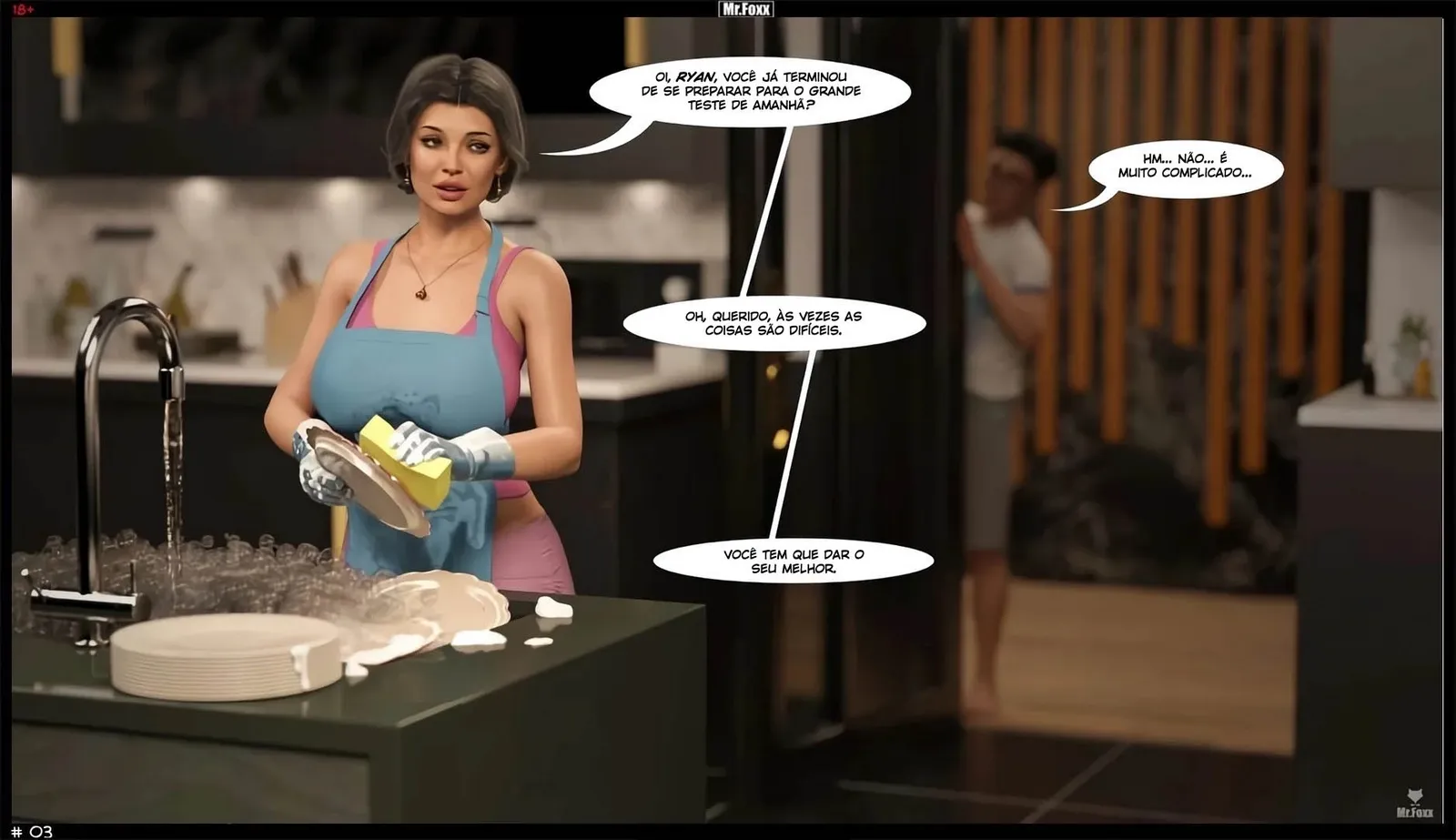 Mr Foxx: Foda Brutal Explícita em HQ 3D Extrema