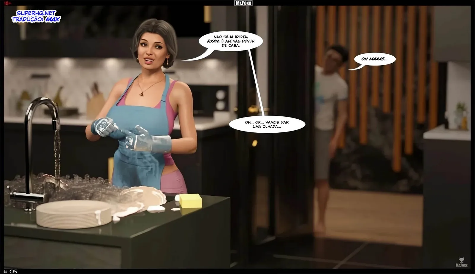 Mr Foxx: Foda Brutal Explícita em HQ 3D Extrema