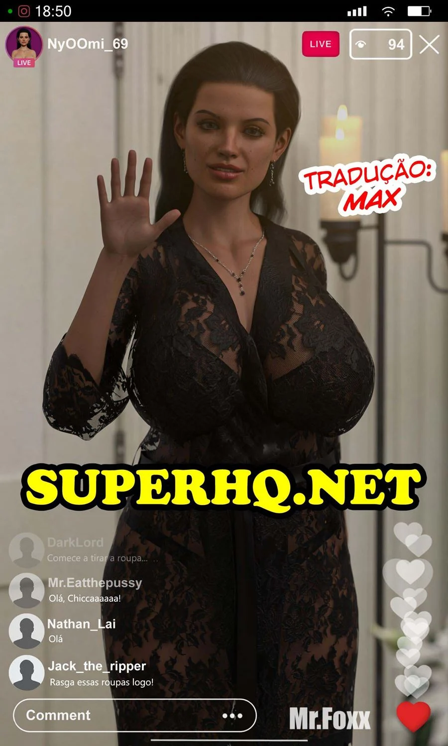 Mr. Foxx ao Vivo: Sexo Explícito nos Quadrinhos Eróticos 3D Mr. Foxx ao Vivo: Sexo Explícito nos Quadrinhos Eróticos 3D