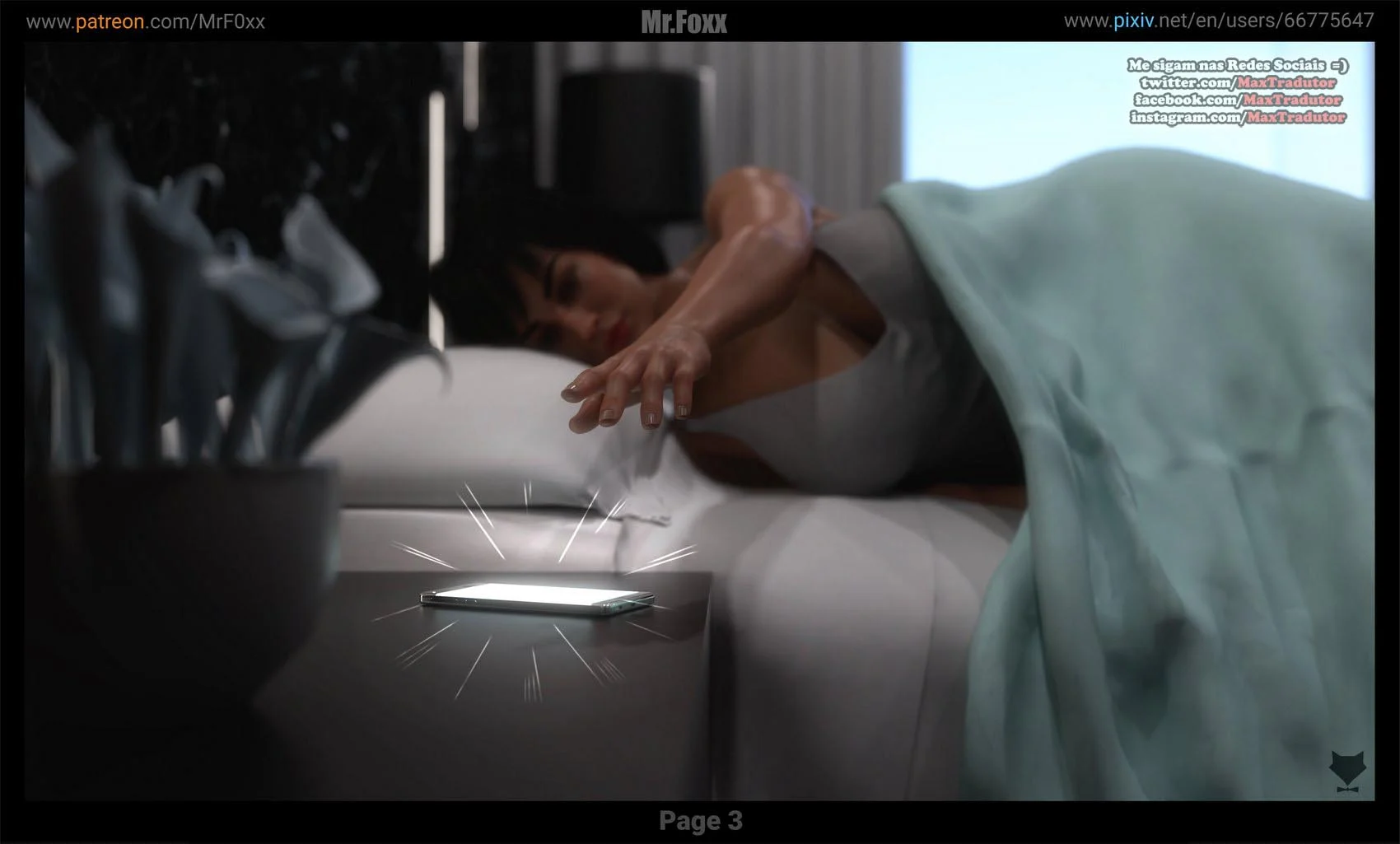 Mr. Foxx: Aventuras Eróticas em HQ 3D Explícita