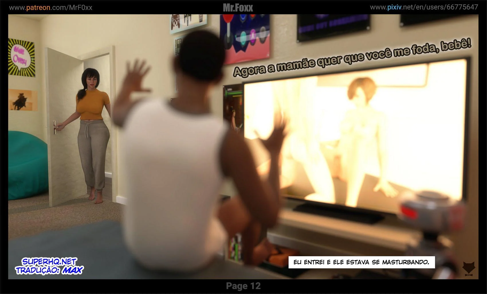 Mr. Foxx: Aventuras Eróticas em HQ 3D Explícita