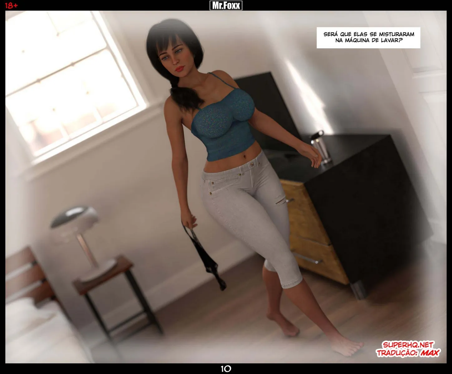 Mr. Foxx, Paixão Intensa: Quadrinhos Eróticos em 3D Explícitos