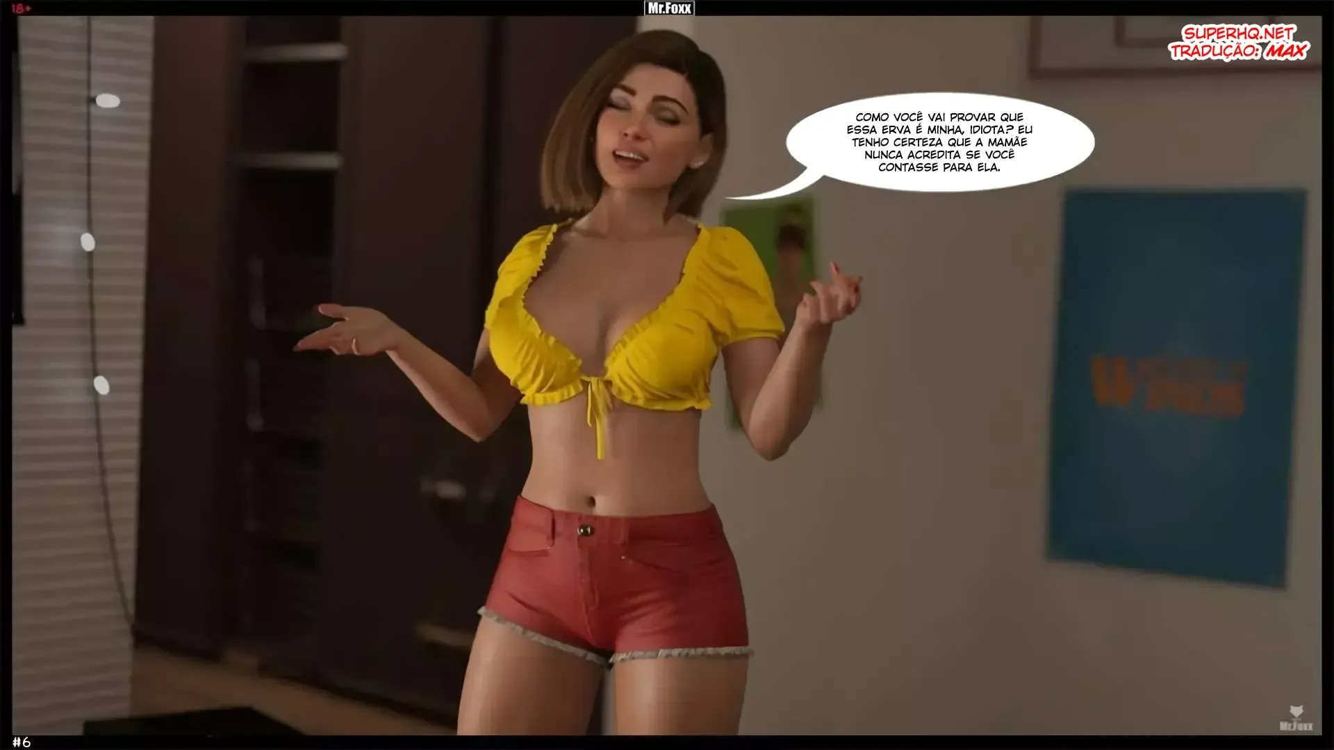 Hentai 3D Proibido: Mr. Foxx e Suas Fodas Explícitas em HQ