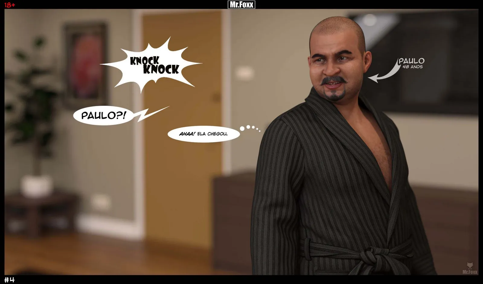 Mr Foxx: Fodendo até Gozar - Quadrinhos Eróticos em 3D Explícitos