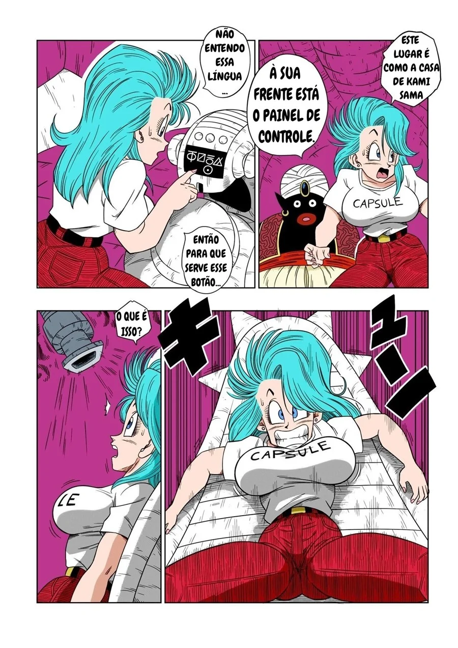 Mr. Popo Domina Bulma com Tesão na Nave Misteriosa - Foda Explícita em Dragon Ball