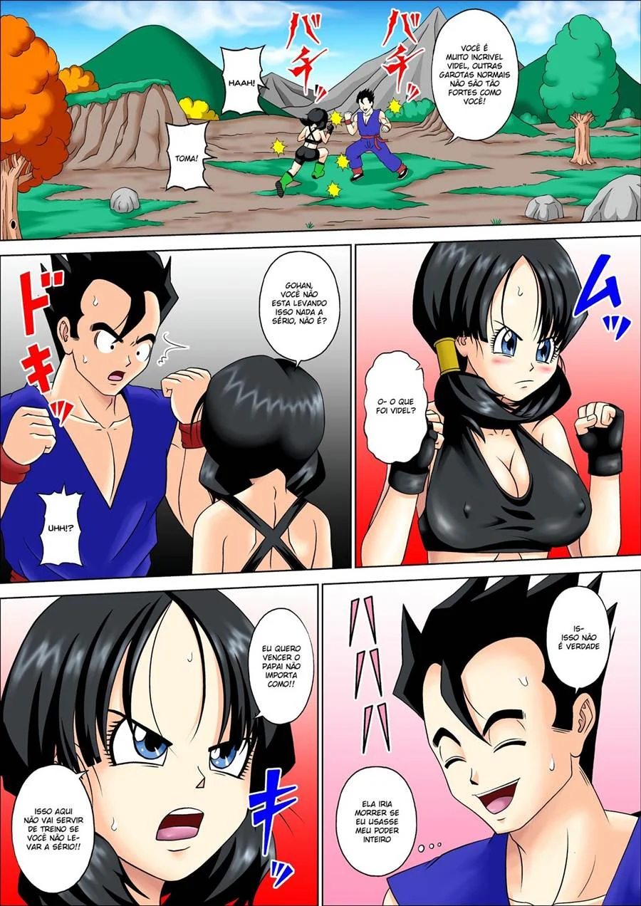 Mr. Satan Fode a Filha Videl em HQ Erótica Explícita de Dragon Ball