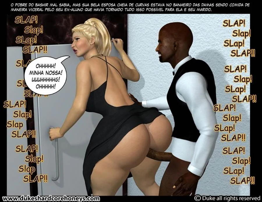 Senhora Hani: Janta Erótica com Fodas Quentes em 3D Explícito