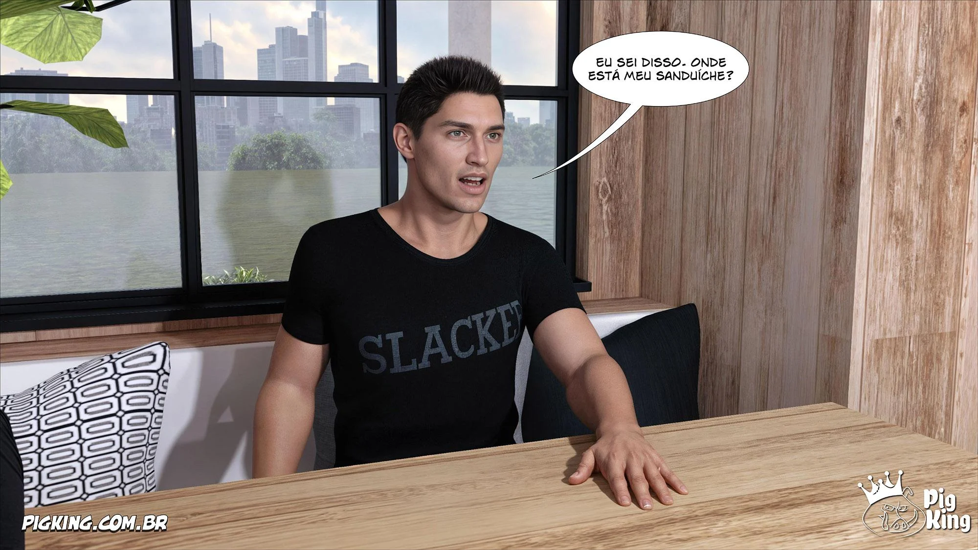 Tesão 3D: Camila 05 e PigKing em Quadrinhos de Putaria Explícita