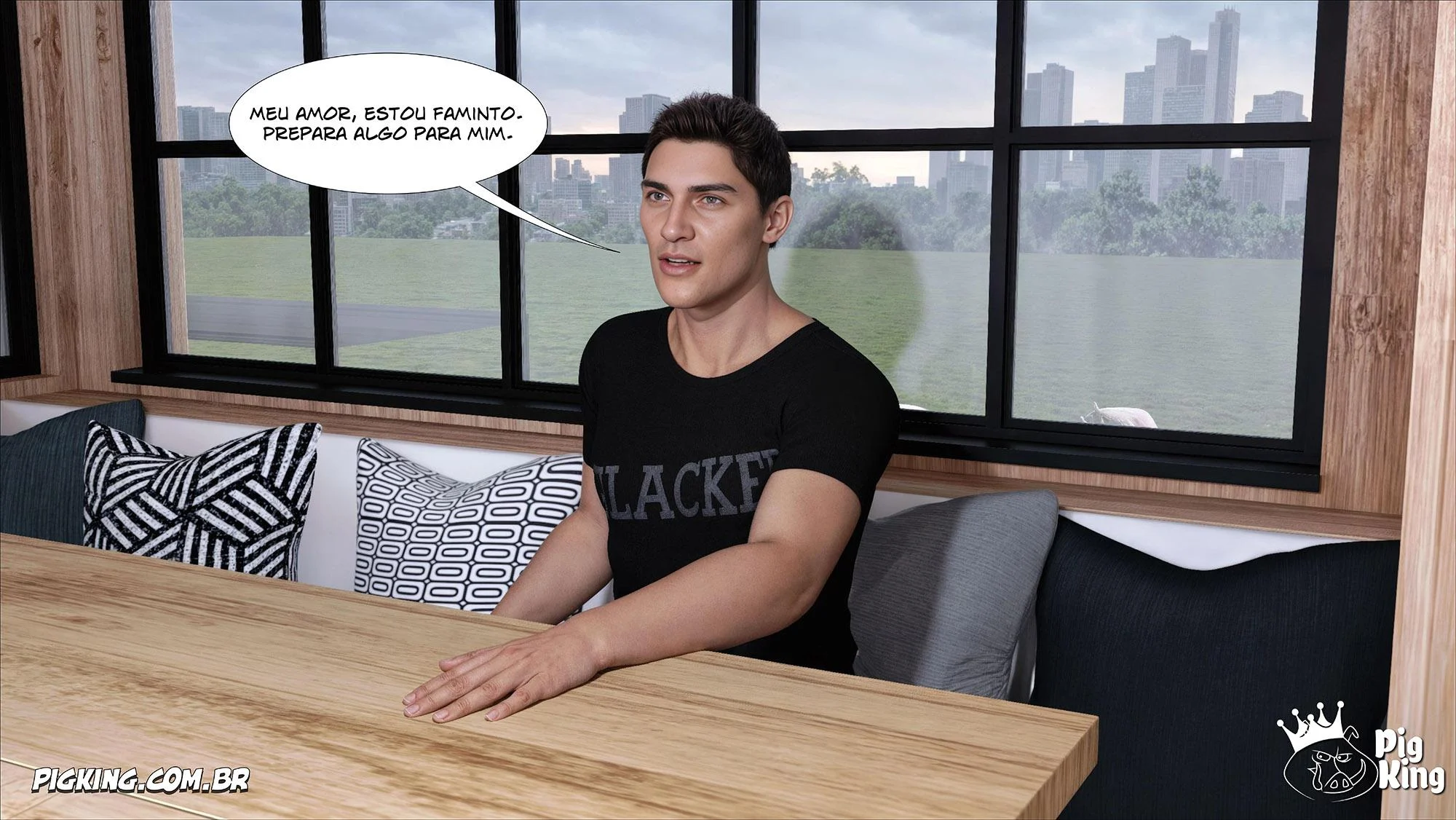 Tesão 3D: Camila 05 e PigKing em Quadrinhos de Putaria Explícita