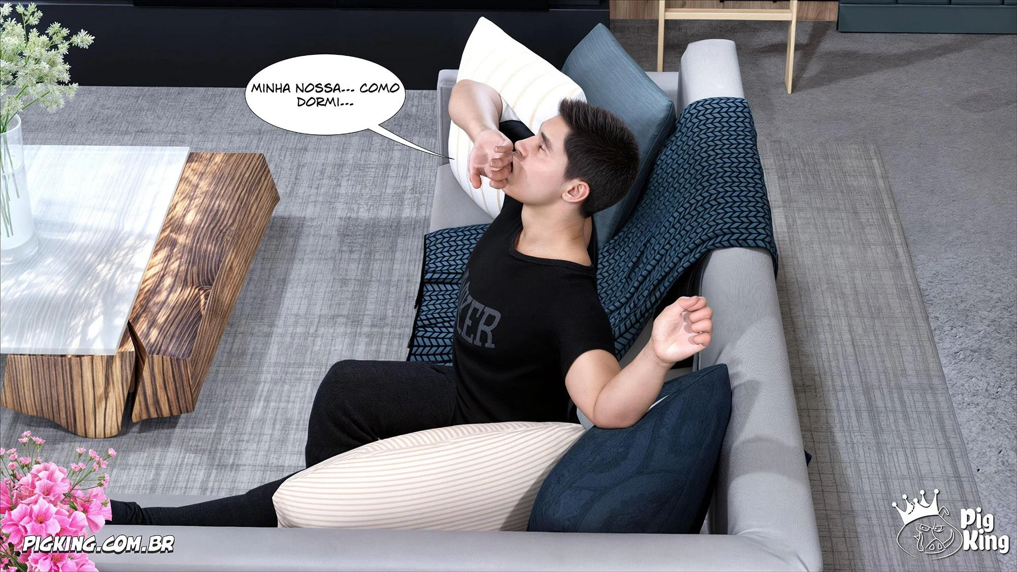 Tesão em Quadrinhos 3D: Ms. Camila 06 - Fodas Explícitas do PigKing