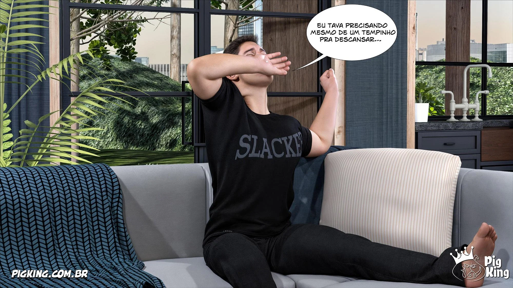 Tesão em Quadrinhos 3D: Ms. Camila 06 - Fodas Explícitas do PigKing