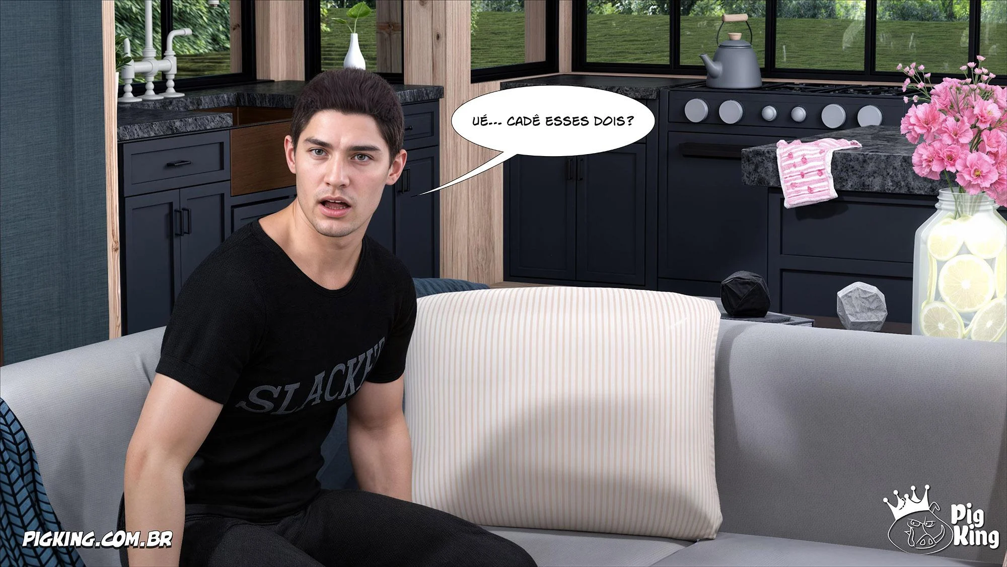 Tesão em Quadrinhos 3D: Ms. Camila 06 - Fodas Explícitas do PigKing