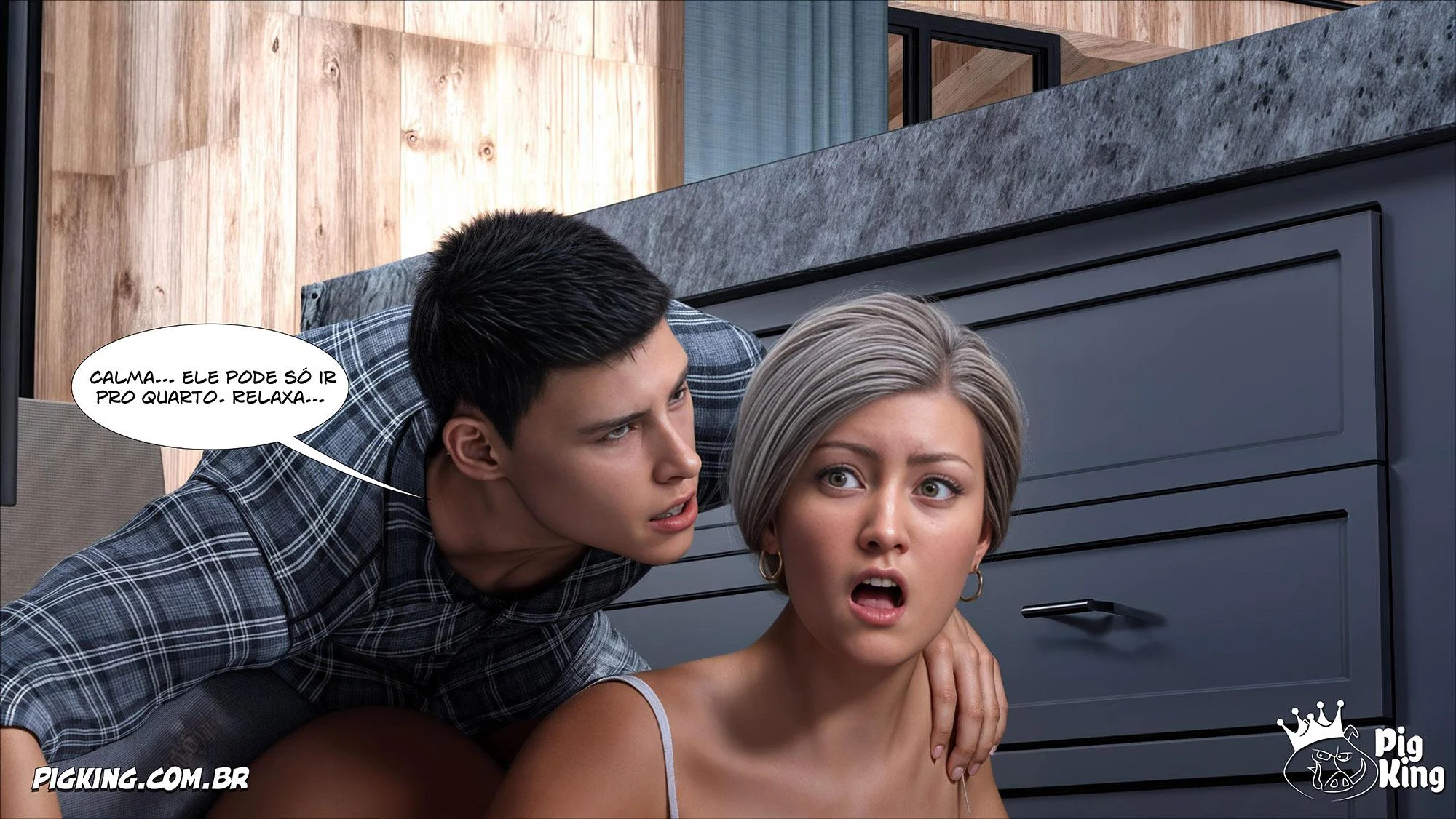 Tesão em Quadrinhos 3D: Ms. Camila 06 - Fodas Explícitas do PigKing