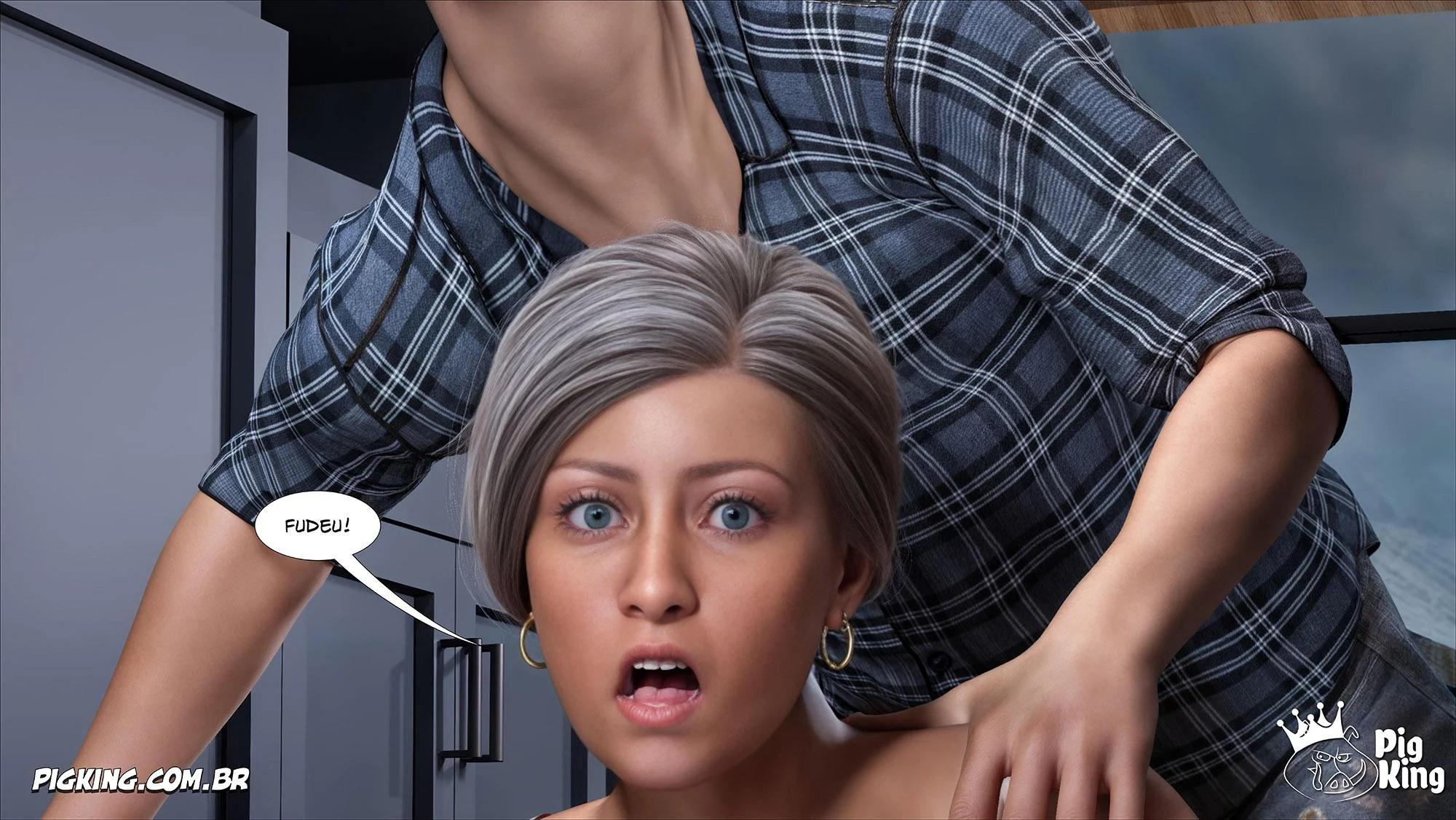 Tesão em Quadrinhos 3D: Ms. Camila 06 - Fodas Explícitas do PigKing