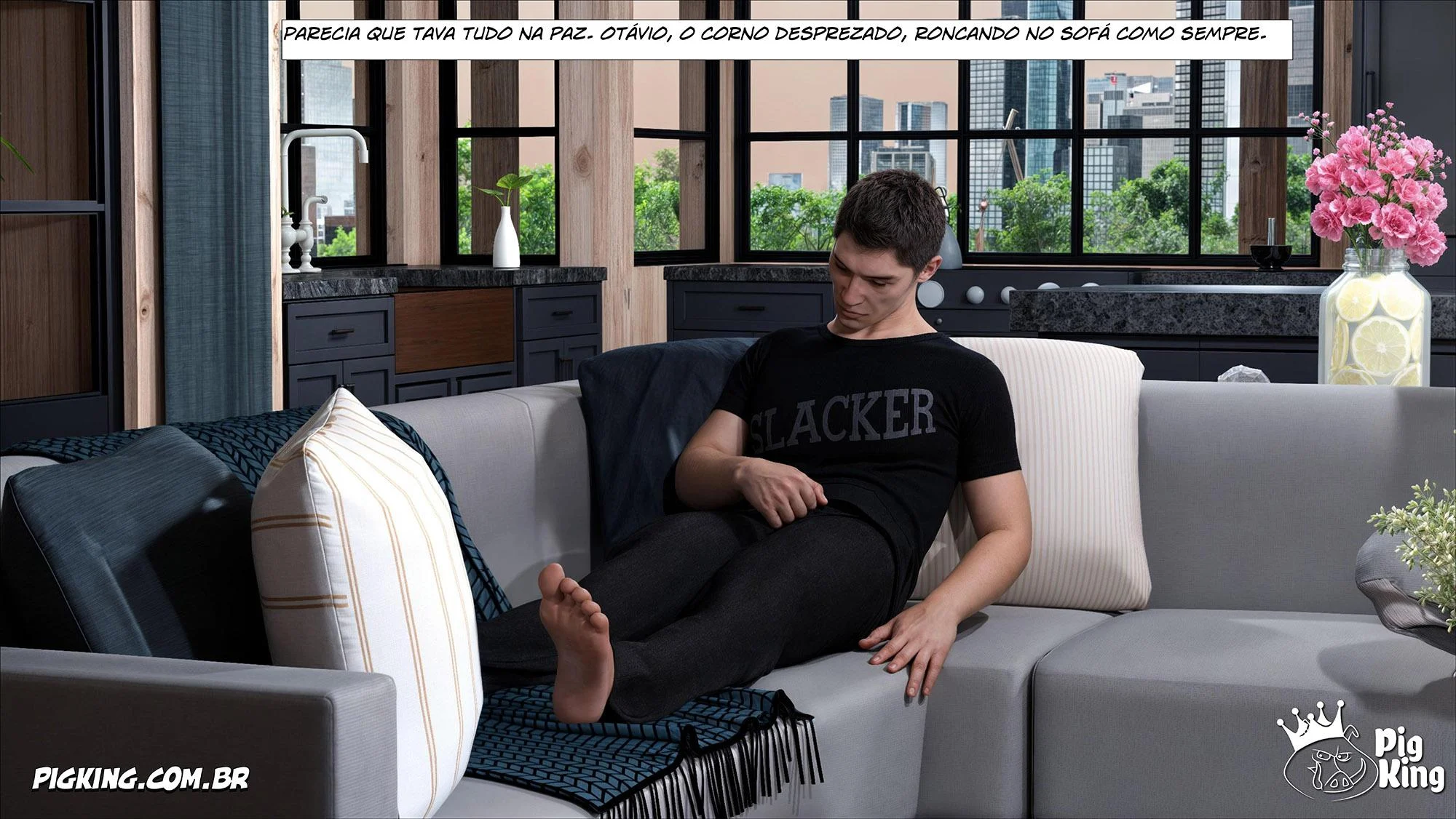 Tesão em Quadrinhos 3D: Ms. Camila 06 - Fodas Explícitas do PigKing