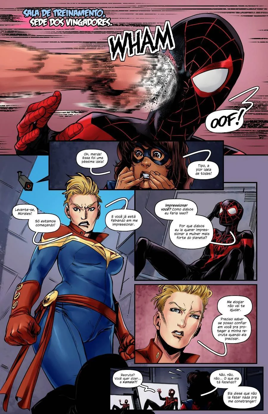 Aventuras Proibidas: Miss Marvel e Homem-Aranha em Cenas Explícitas