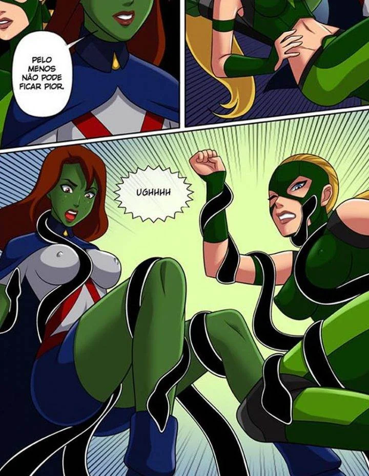 Sexo Explícito com as Heroínas da DC: Fodas Incontroláveis em HQ Erótica