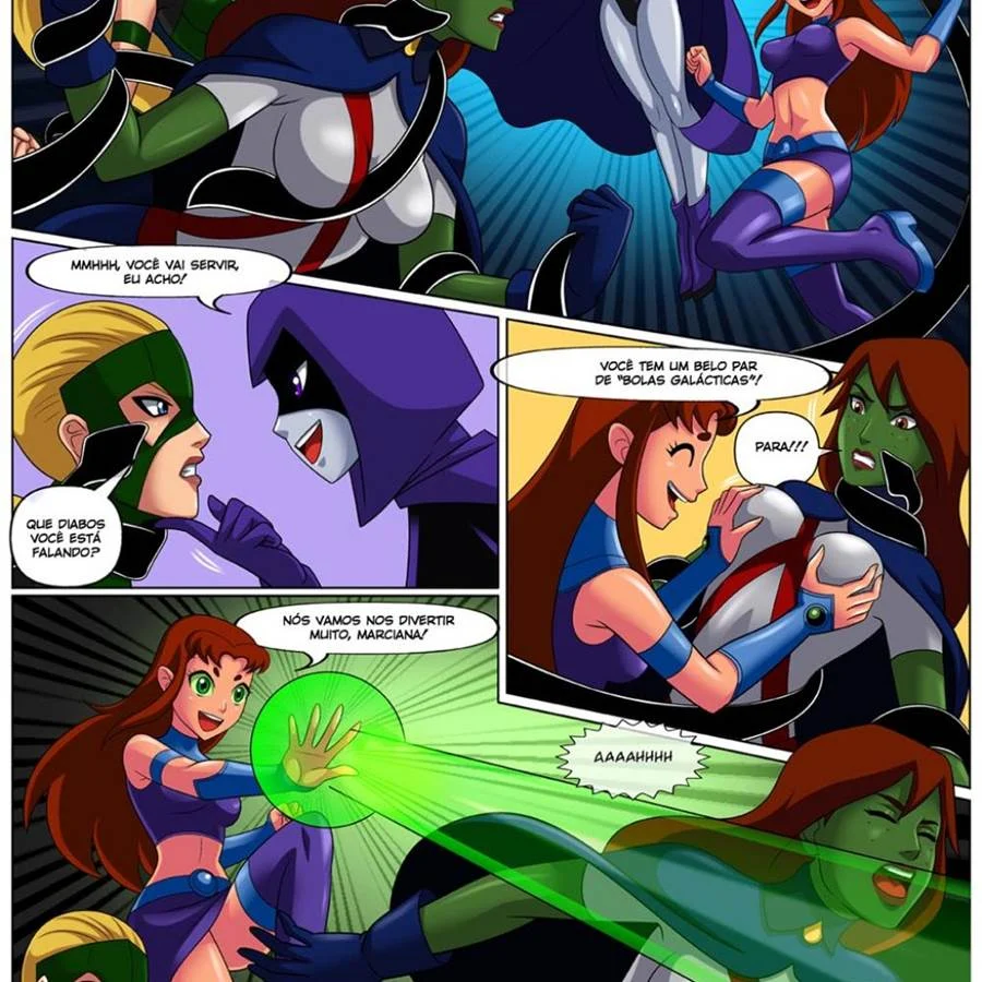 Sexo Explícito com as Heroínas da DC: Fodas Incontroláveis em HQ Erótica